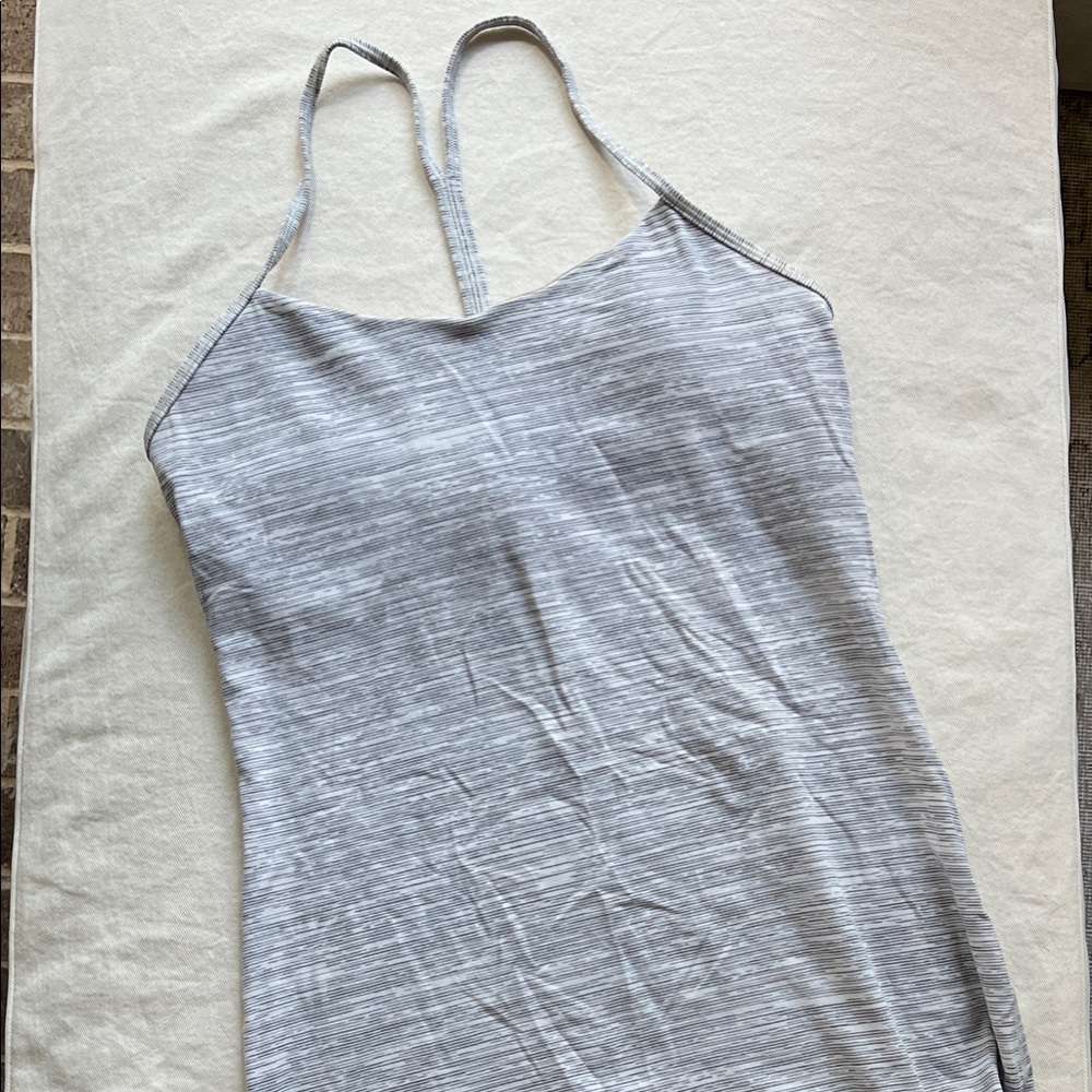Lululemon Athletica Light Gray Tank Top